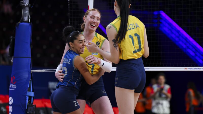 Jovens assumem protagonismo com desfalques da seleção na VNL, e Zé Roberto elogia nova geração