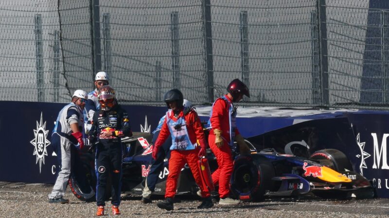 Red Bull para de usar asa giratória após acidentes de Verstappen