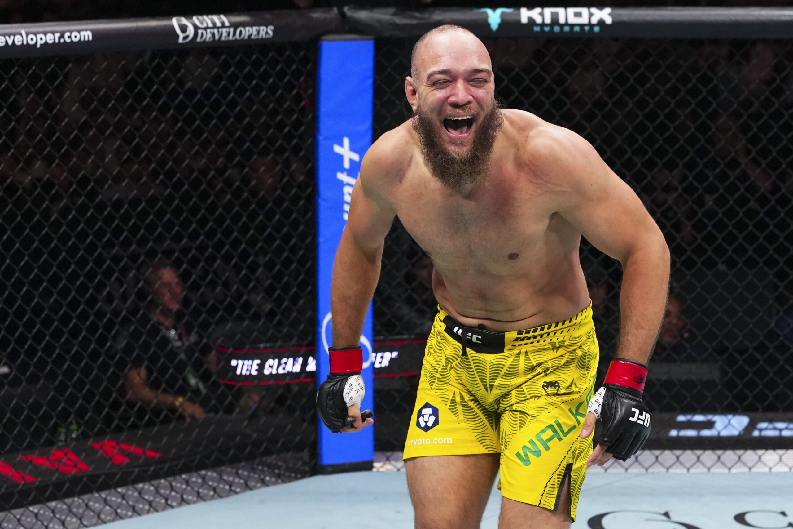 UFC: Valter Walker finaliza a quinta luta seguida e desafia árbitro