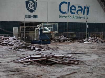Diretoria do Remo inicia reforma no Ginásio Serra Freire