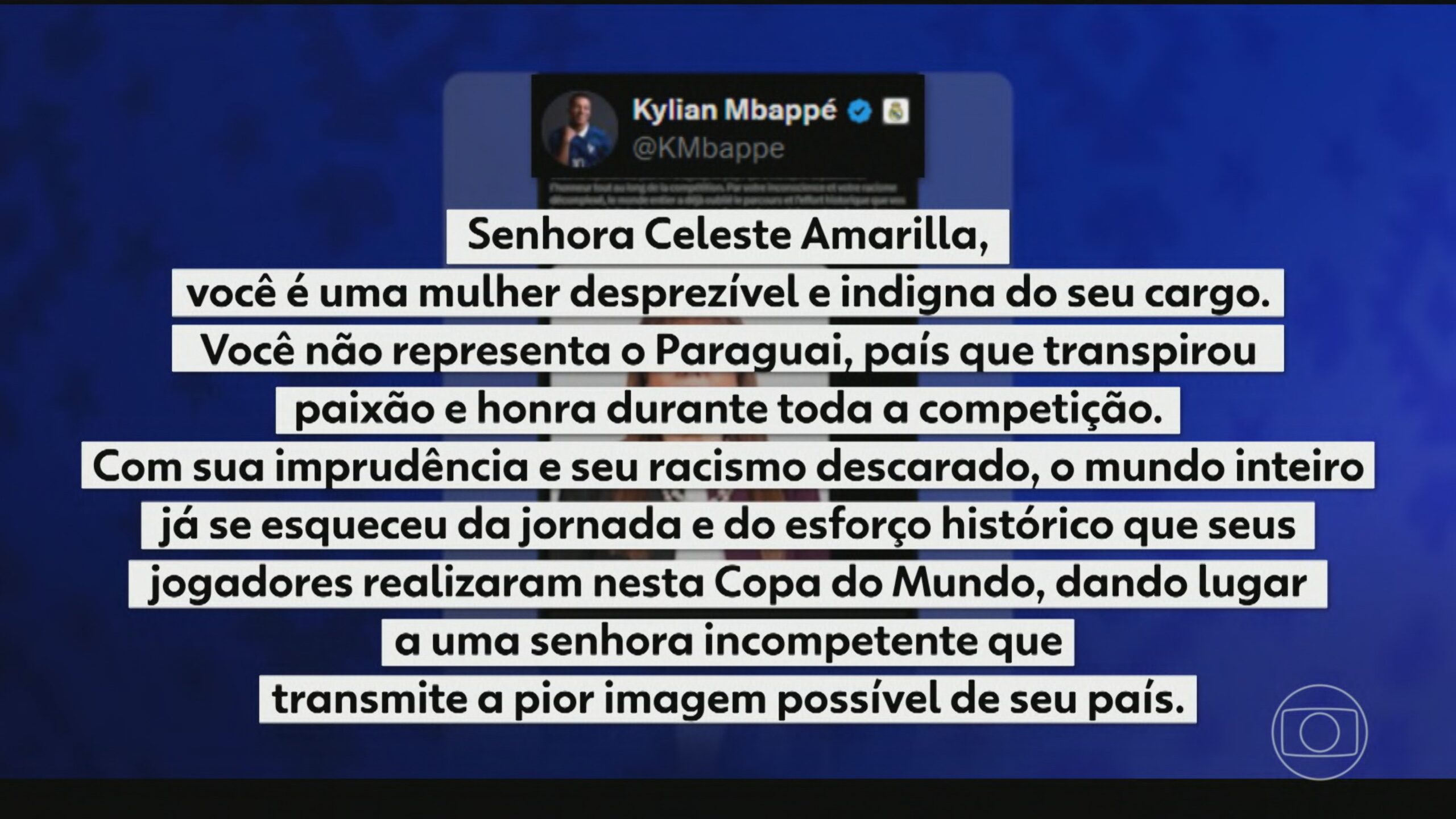 Racismo contra Mbappé e ameaça de processo; entenda a confusão entre craque francês e senadora paraguaia