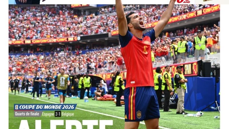 Jornal francês faz “alerta vermelho” para duelo com a Espanha na semifinal da Copa