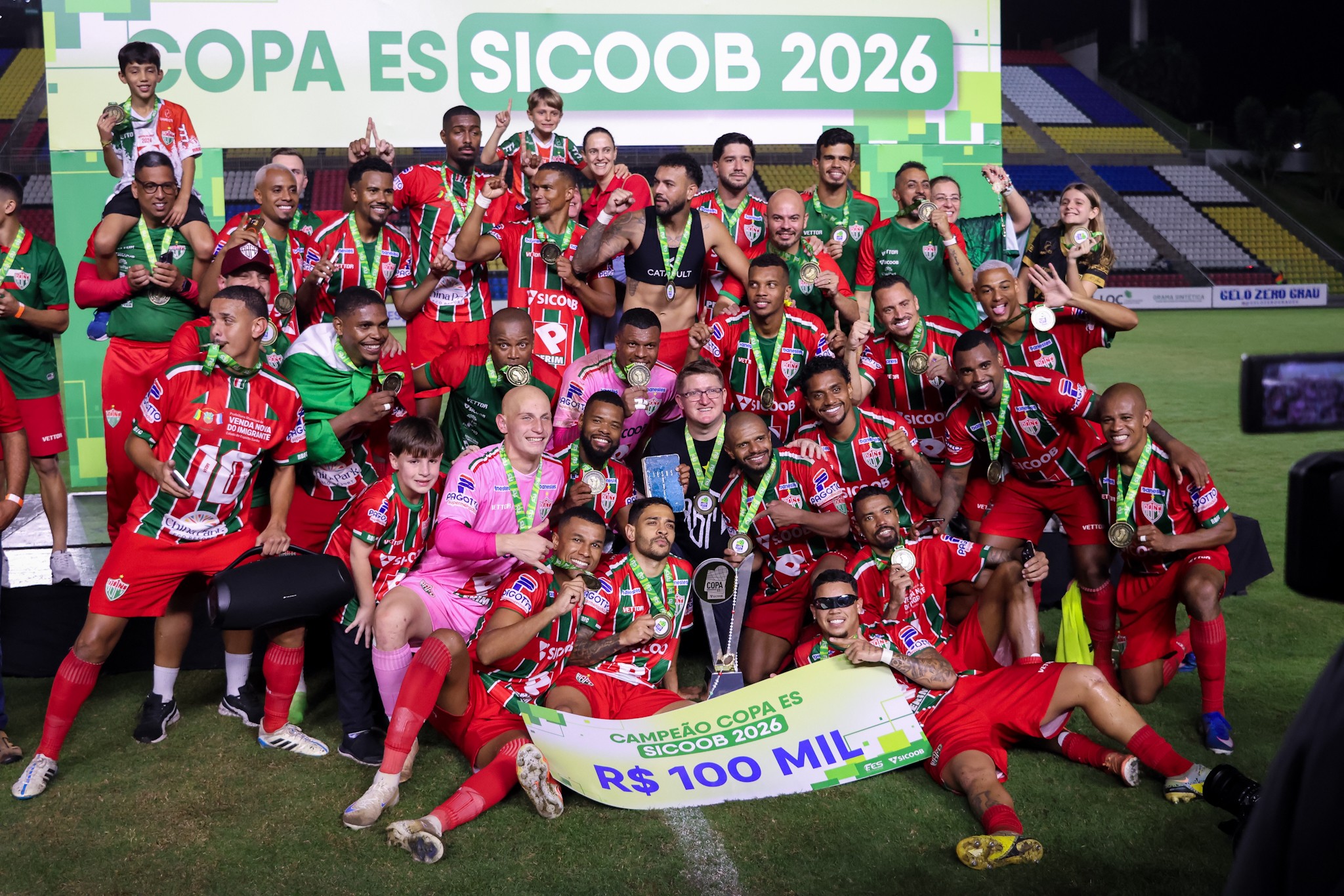 Campeão da Copa ES, Rio Branco VN garante vaga na Série D do Brasileirão 2027
