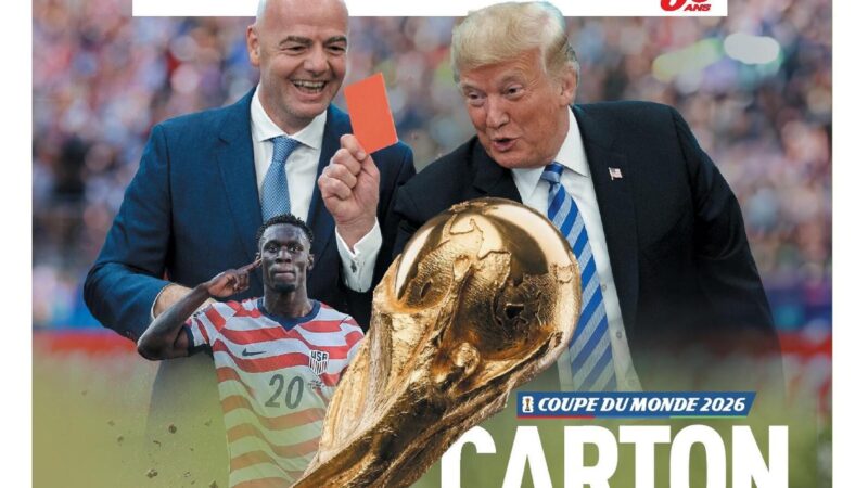 Jornal francês acusa Trump e Fifa de “envergonharem a Copa” após caso Balogun: “Cartão vermelho”
