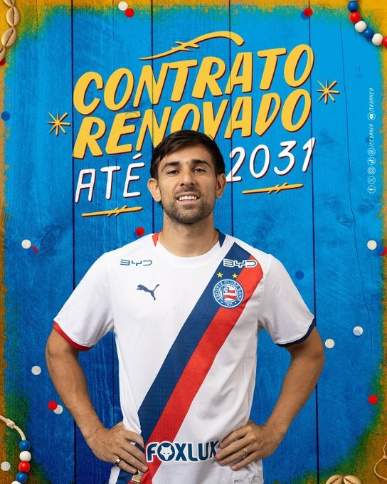 Bahia anuncia renovação de contrato com Acevedo