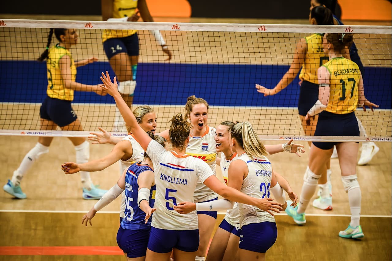 Liga das Nações feminina de vôlei: República Tcheca x Holanda