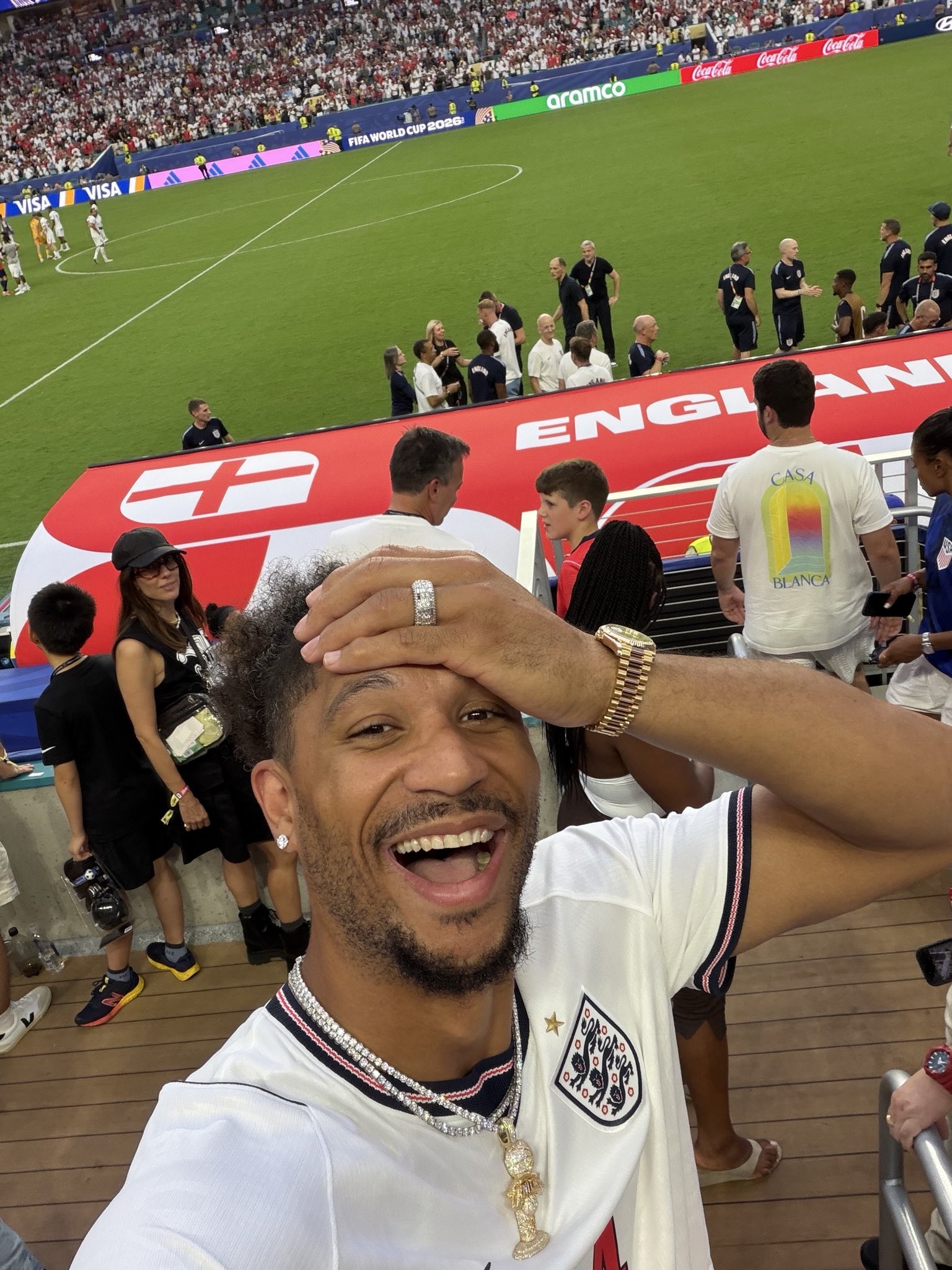 Campeão da NBA reforça torcida da Inglaterra na Copa do Mundo: “Não consigo acreditar”