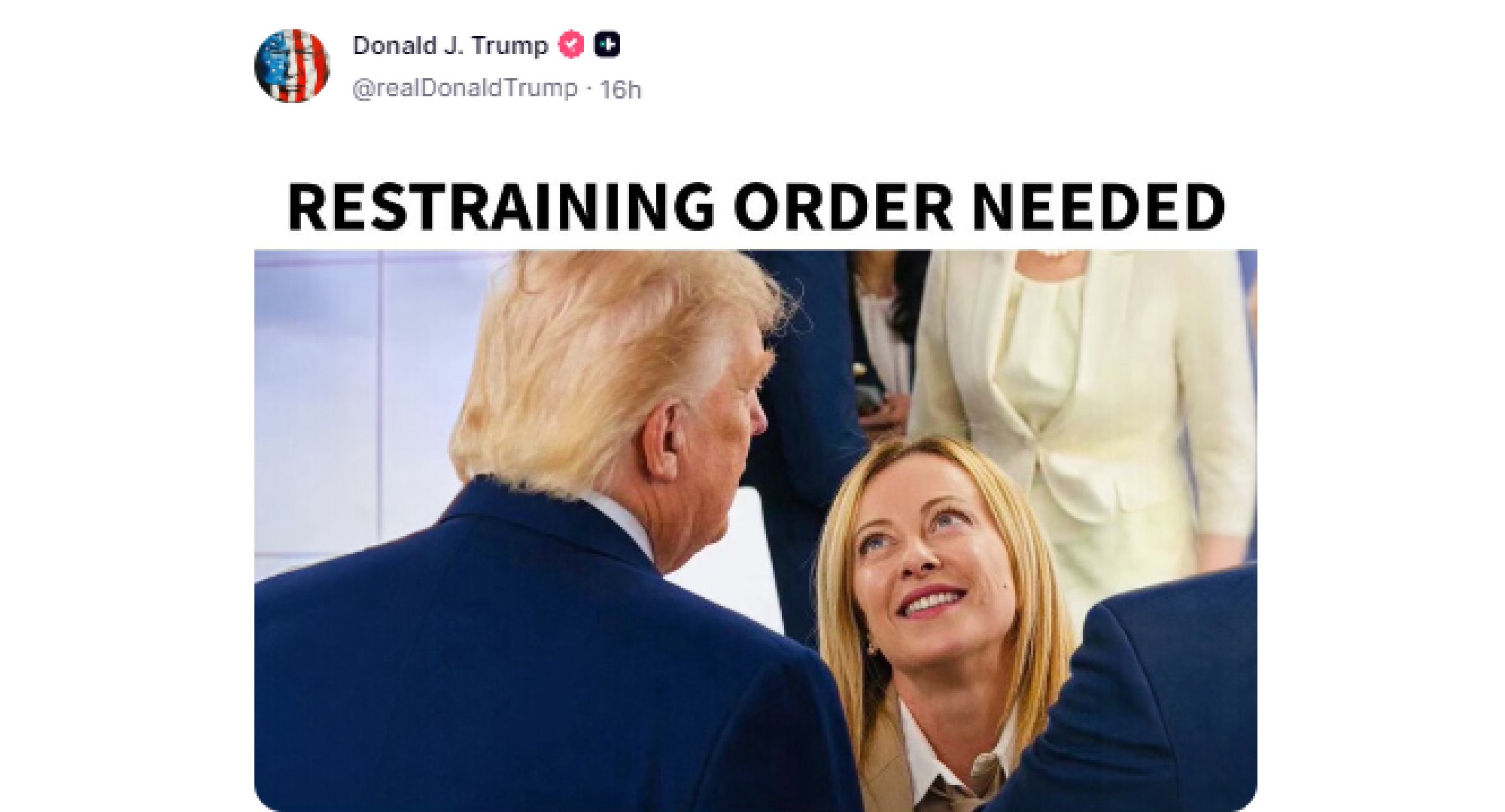 Trump admite que relação com Meloni ‘azedou’ após nova provocação antes de cúpula da Otan