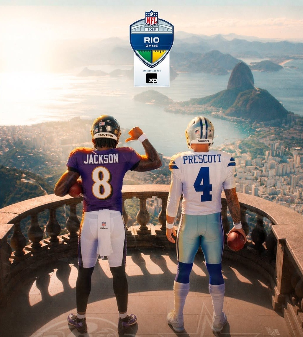 Baltimore Ravens e Dallas Cowboys vão treinar nos CTs de Botafogo e Flamengo antes de jogo no Rio