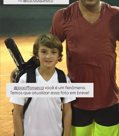 Ronaldo resgata foto rara ao lado de João Fonseca na infância: “Temos que atualizar em breve”