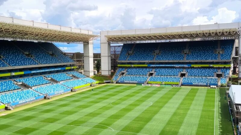 Fortaleza x Palmeiras na Arena Pantanal: venda de ingressos começa de R$ 90 a R$ 520