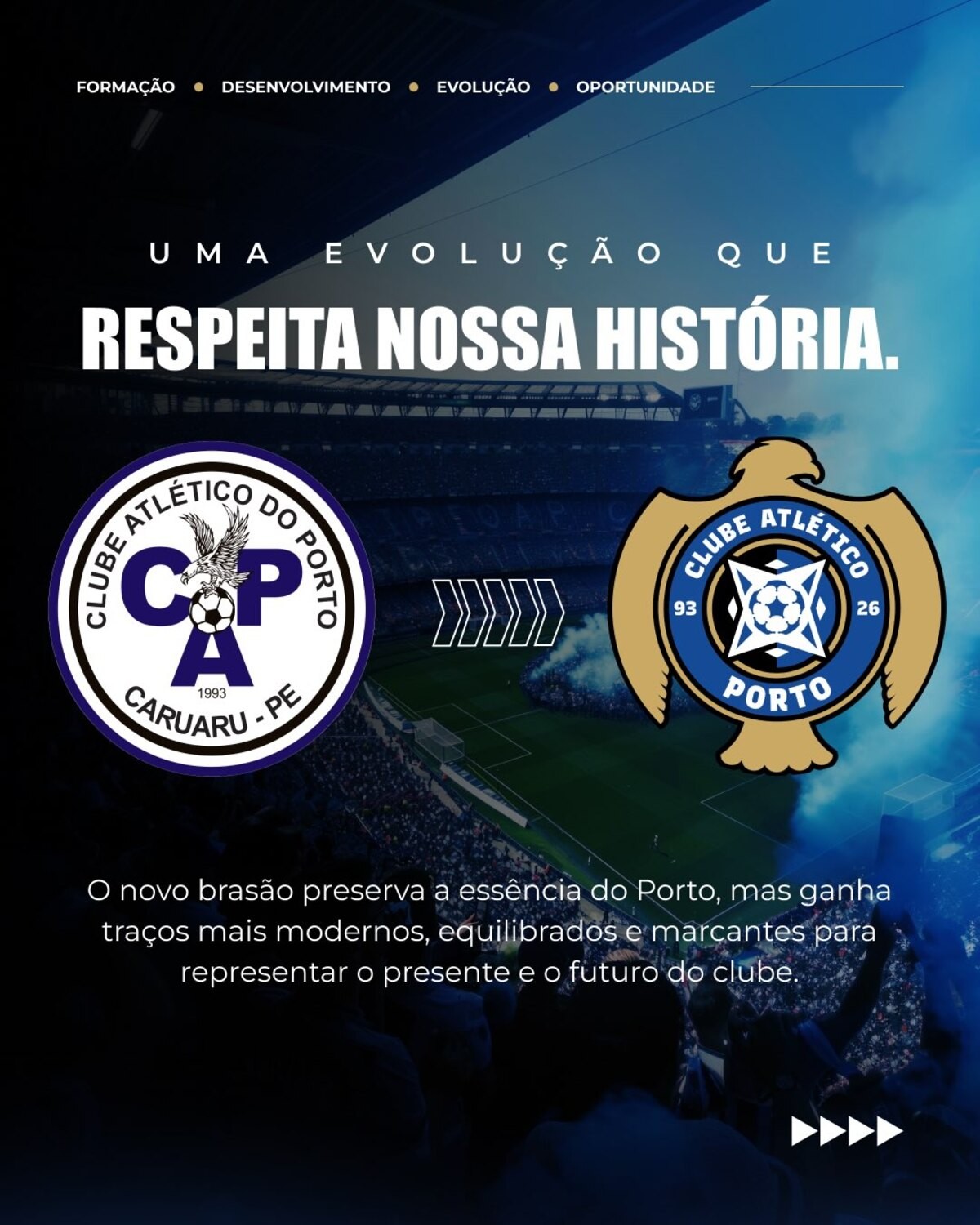 Clube pernambucano muda escudo e torcida reage: “Foi criação de IA?”