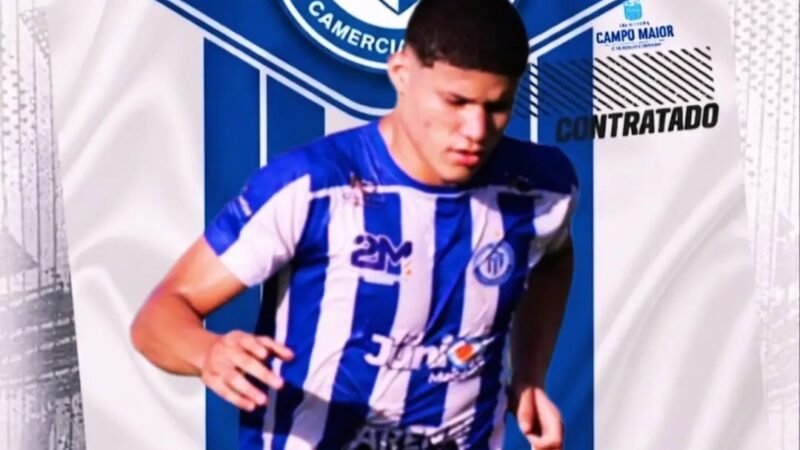Comercial-PI anuncia promoção do zagueiro Atécio ao elenco profissional para o Piauiense Série B