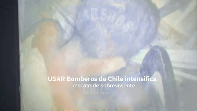 Socorristas tentam resgate dramático de venezuelano preso há 7 dias sob escombros de shopping; VÍDEO