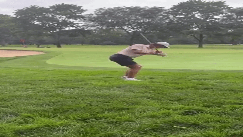 Filho de Tiger Woods se irrita com torcedor após clique durante tacada decisiva: “Sério, cara?”