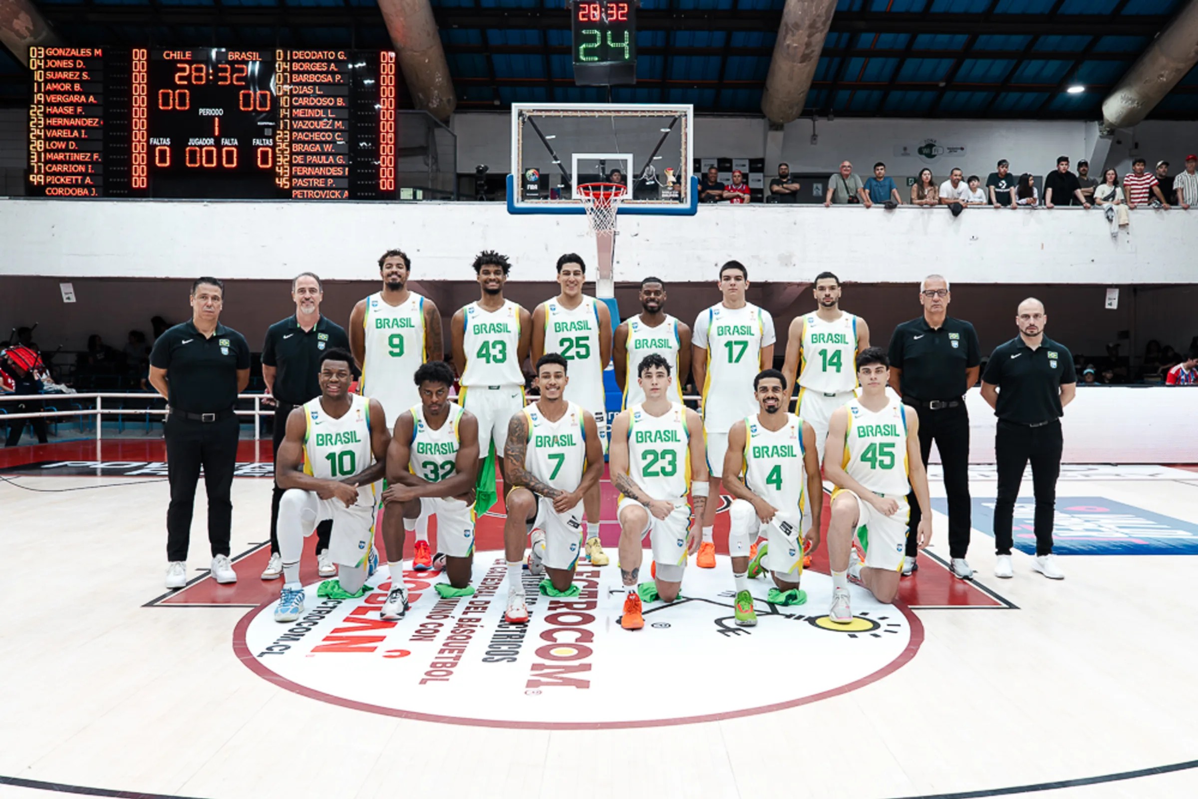 Brasil alcança melhor posição no ranking do basquete desde 2016; veja o top-10