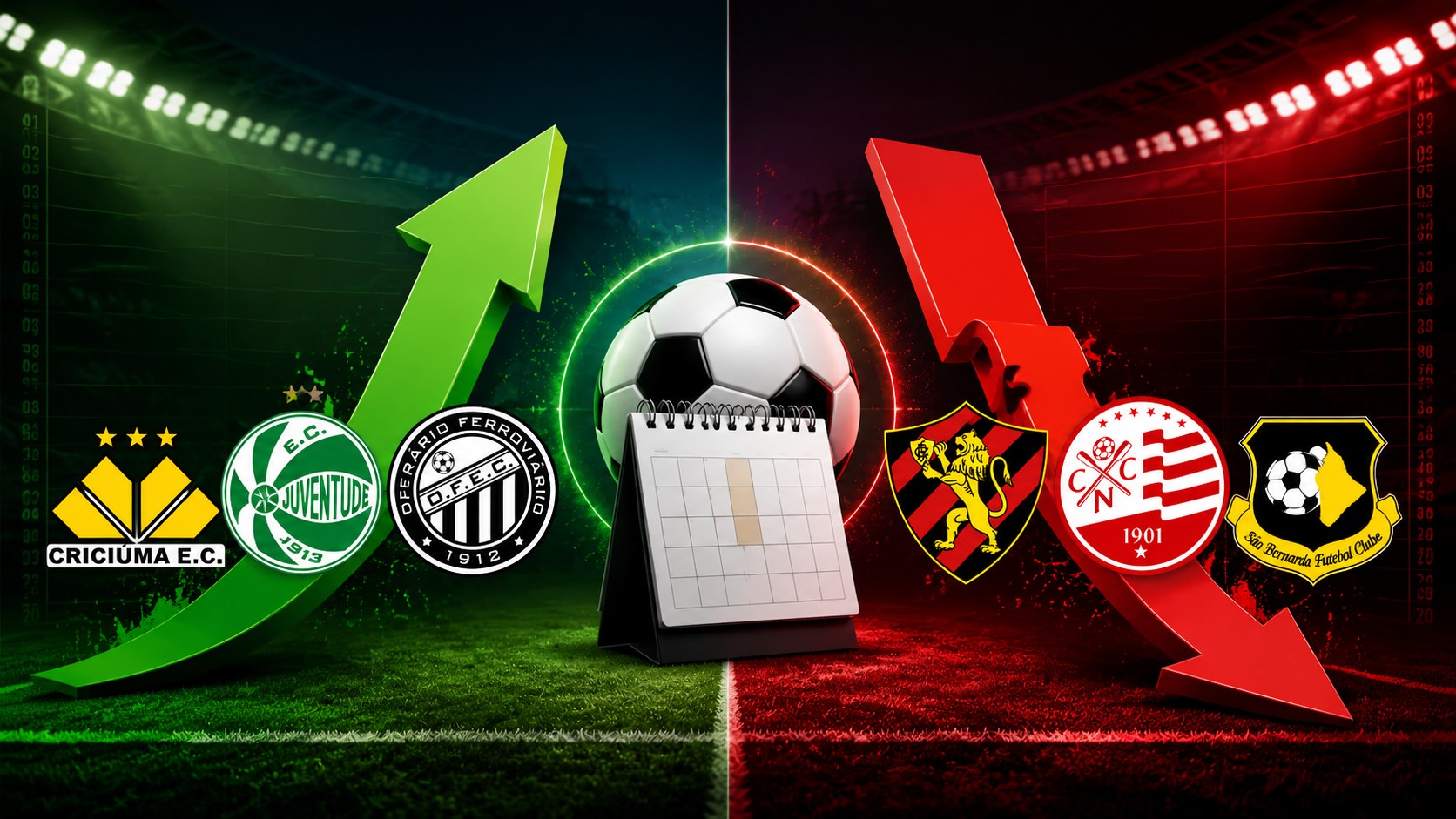 Série B: veja o antes e depois da Copa do Mundo, quem subiu e quem desceu na classificação