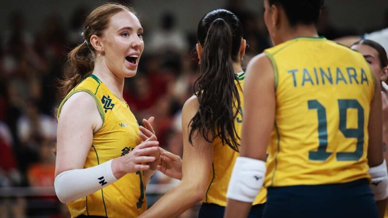 Com reservas, Brasil é superado pela Tailândia na Liga das Nações Feminina de Vôlei