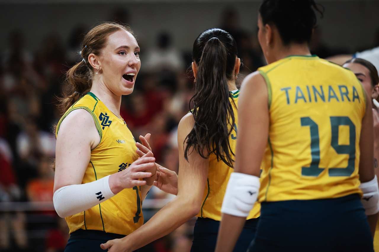 Com reservas, Brasil é superado pela Tailândia na Liga das Nações Feminina de Vôlei