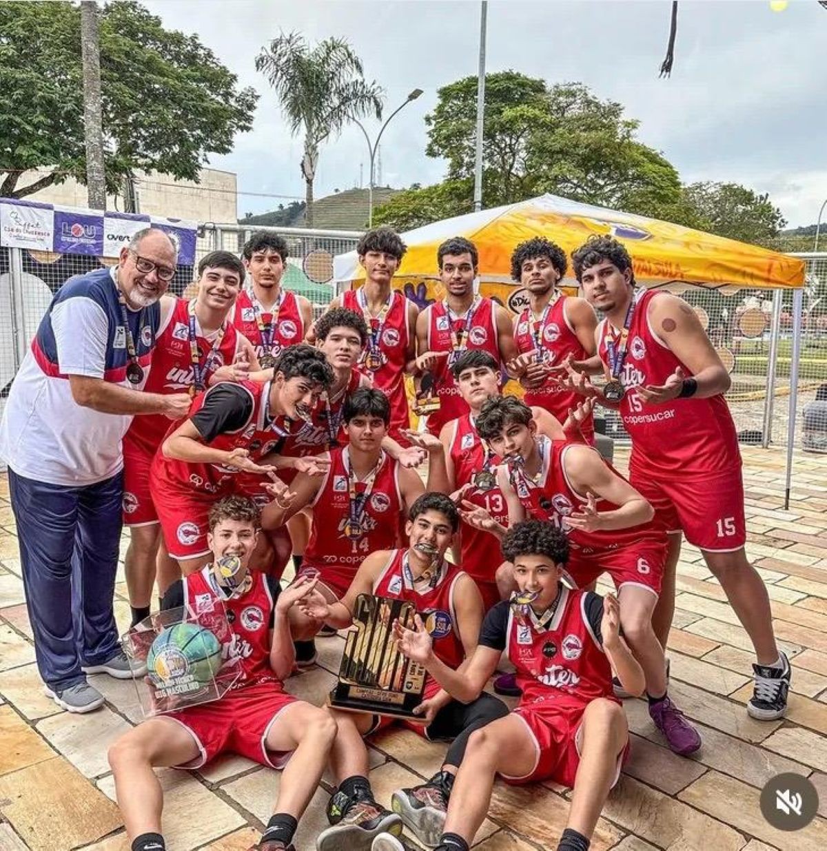 Basquete Sub 16 do Inter vence Copa Sul-Americana