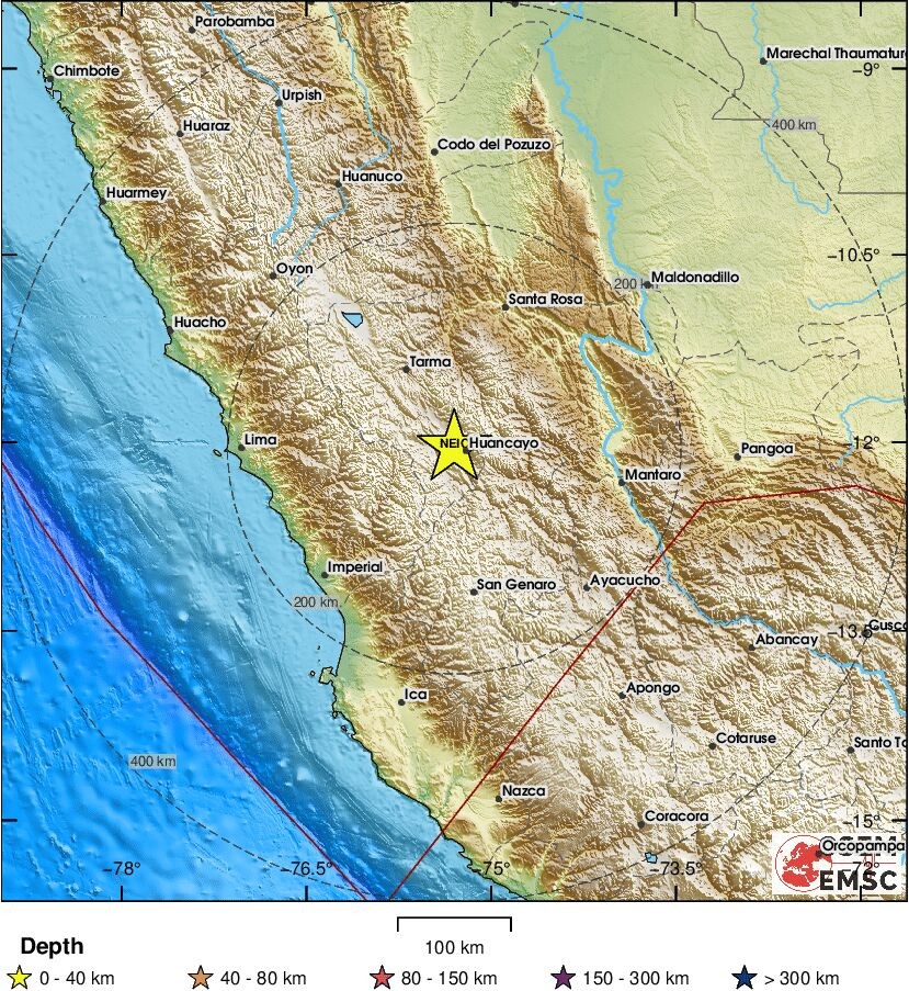 Terremoto no Peru deixa ao menos 5 mortos, mais de 20 feridos e 300 desalojados
