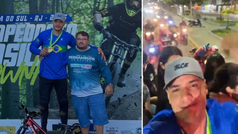 Pernambucano se emociona ao conquistar título brasileiro e é recebido com festa