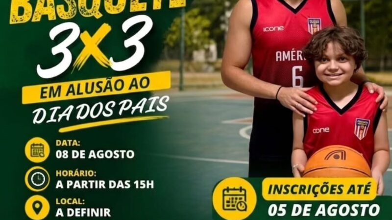Feab anuncia Torneio de Basquete 3×3 para celebrar o Dia dos Pais; inscrições abertas