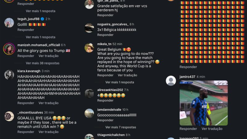 Fãs invadem perfil de Trump para zoar por goleada da Bélgica e repercutem imitação da ‘dancinha’ por jogadores