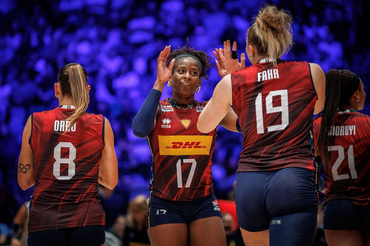 Liga das Nações feminina de vôlei: Bélgica x Itália