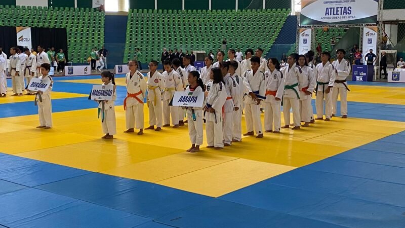 Macapá recebe Campeonato Brasileiro de Judô Sub-13 com quase 500 atletas de todo o país