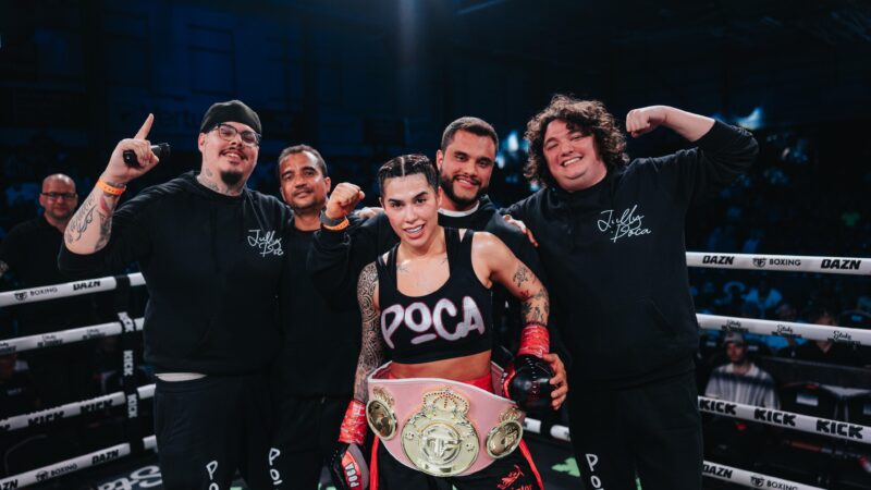 Jully Poca enfrenta americana em segunda luta profissional de boxe