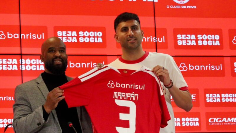 Reforço chileno do Inter, Maripán recebe número de Figueroa: “É uma referência, um ídolo”