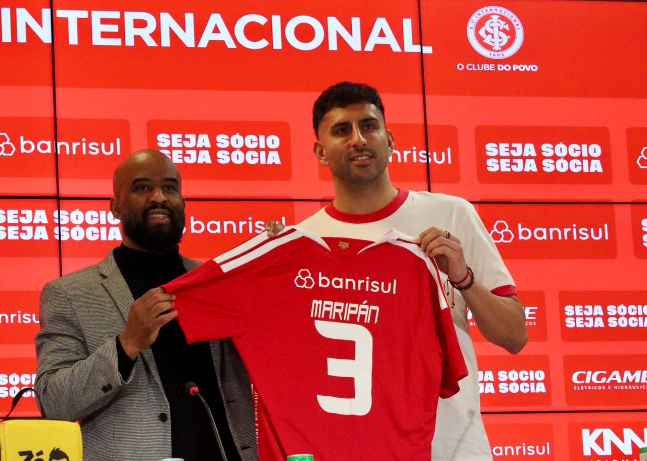 Reforço chileno do Inter, Maripán recebe número de Figueroa: “É uma referência, um ídolo”
