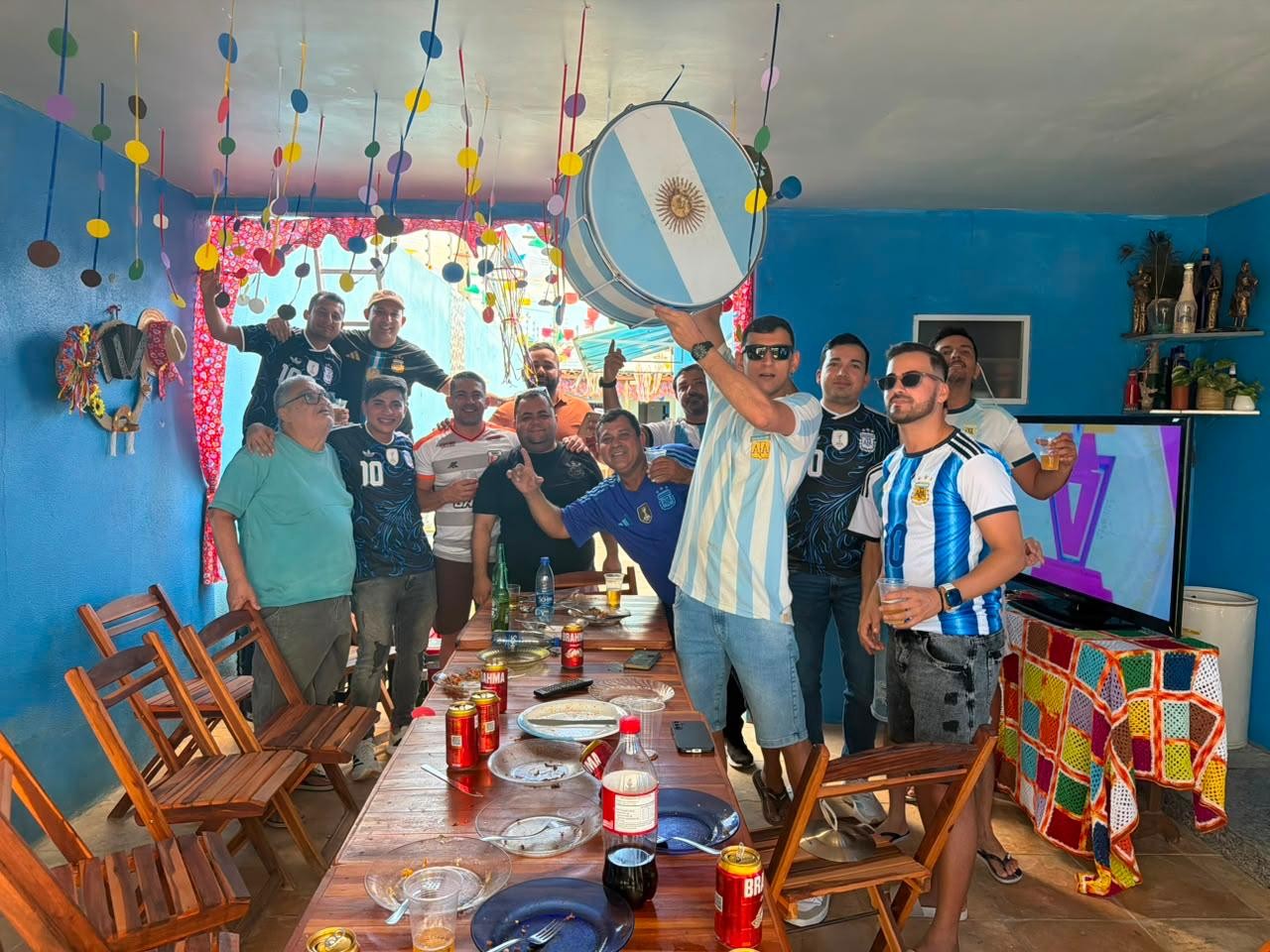 Grupo de pernambucanos se une para torcer pela Argentina na Copa: “Nos tratam como loucos”