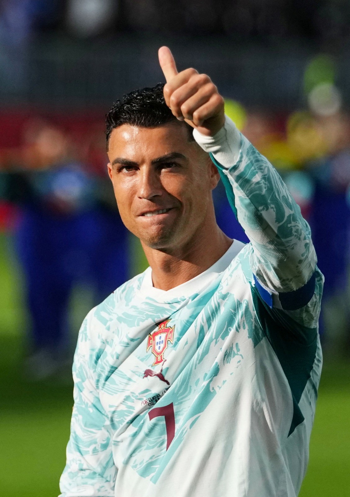 Cristiano Ronaldo comemora classificação de Portugal: “Foi uma partida muito sofrida”