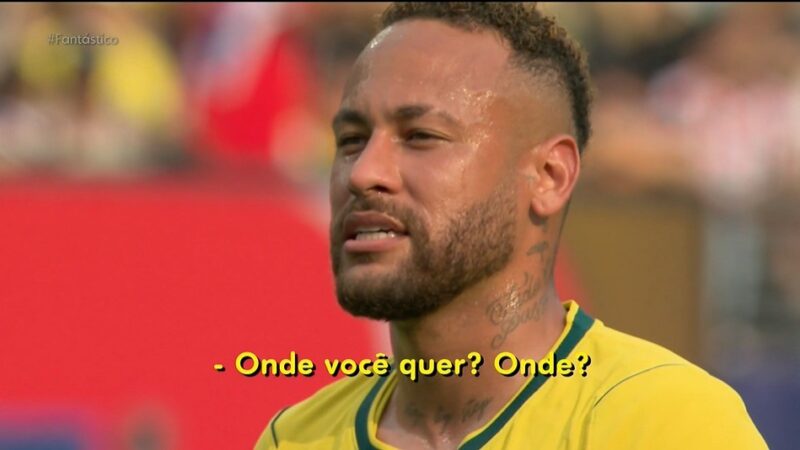 Em dublagem, Fantástico revela provocação de Neymar a goleiro da Noruega: “Comigo, não”
