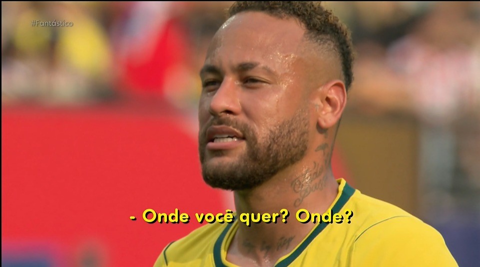 Em dublagem, Fantástico revela provocação de Neymar a goleiro da Noruega: “Comigo, não”