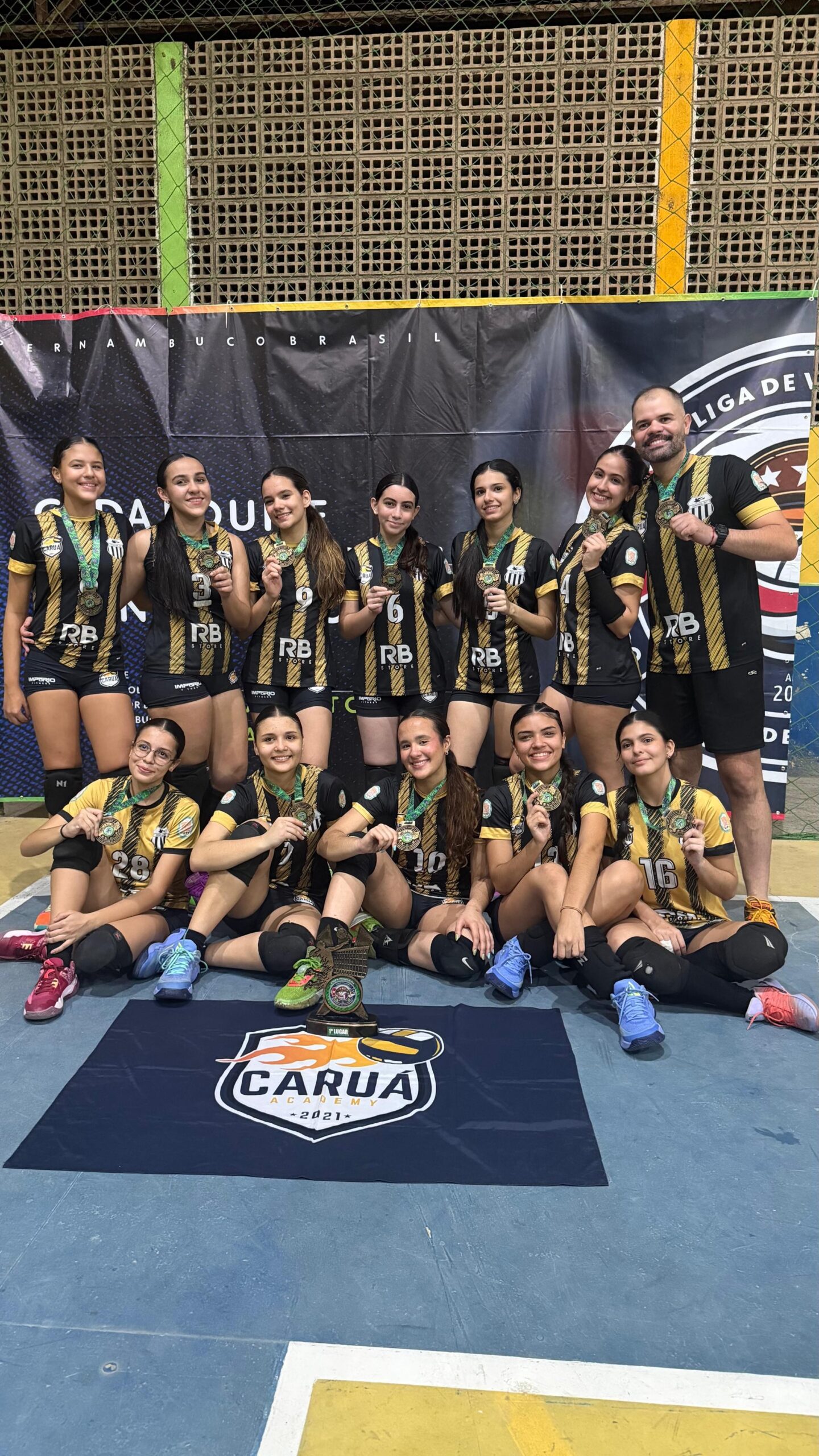 Central Vôlei conquista 3ª etapa da Liga do Interior