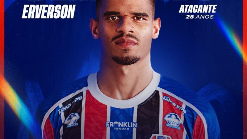 MAC anuncia a contratação do atacante Erverson para a sequência da Série C