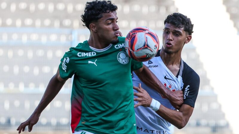 Palmeiras libera ingressos grátis para clássico contra Corinthians pelas quartas do Brasileirão Sub-20