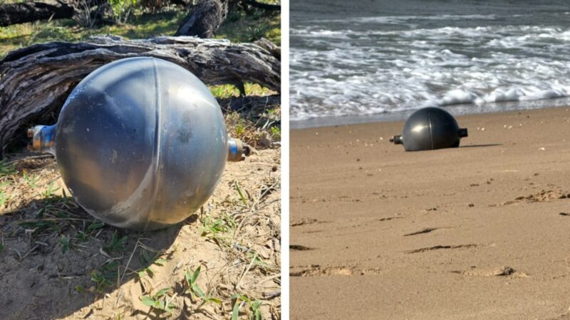 Mistério na Austrália: bolas de titânio caem do céu e forçam autoridades a interditar praia