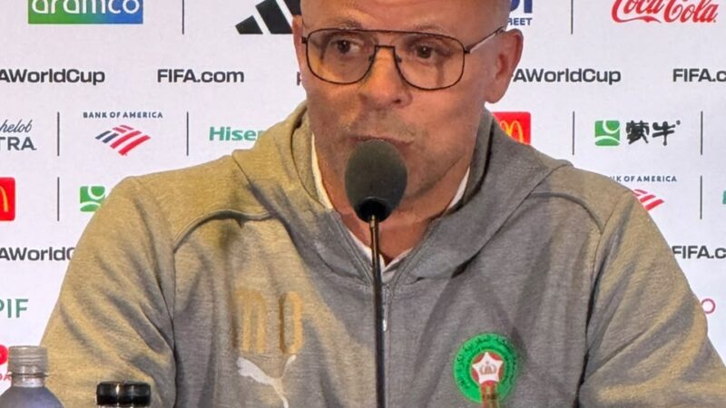 Técnico de Marrocos confirma desfalque de Saibari para quartas e diz: “França é favorita”