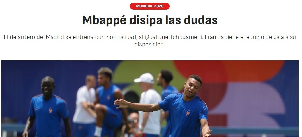 França x Espanha: Mbappé treina e afasta preocupação com tornozelo antes da semifinal, diz jornal
