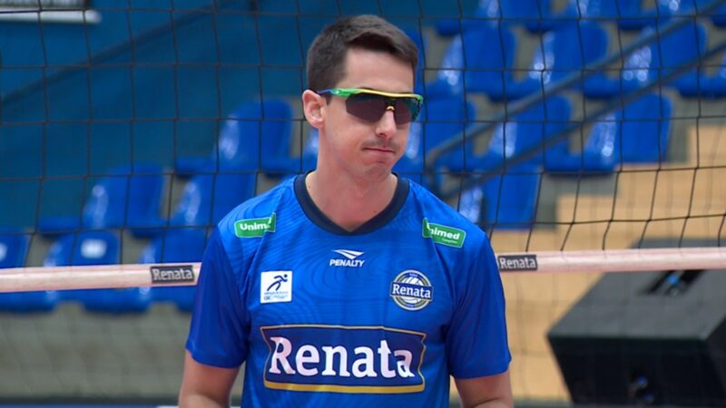 Levantador do Campinas inicia temporada em recuperação após “bolada” no rosto
