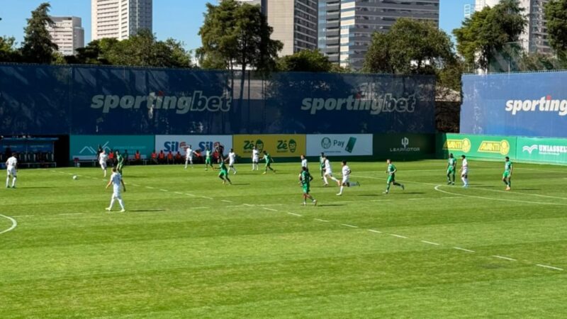 Palmeiras empata com União São 
João em jogo-treino e tem gol do reforço Barboza