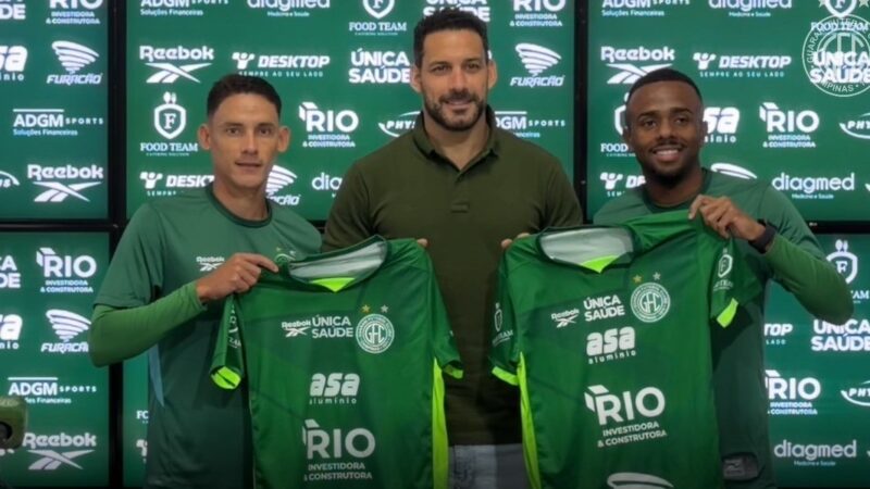 Guarani apresenta dupla para reforçar ataque na fase decisiva da Série C