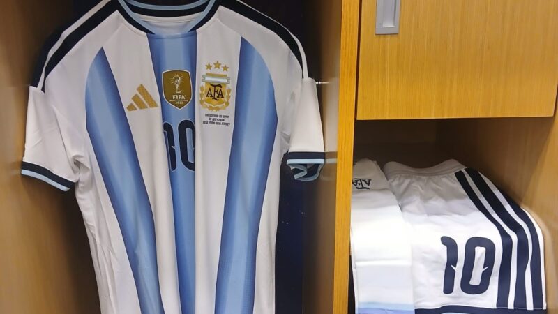 Camisas e vestiário: veja a preparação para a final da Copa do Mundo
