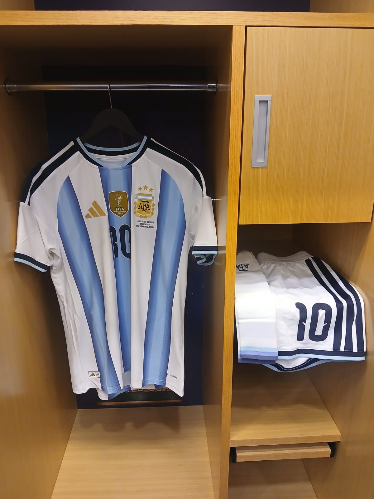 Camisas e vestiário: veja a preparação para a final da Copa do Mundo