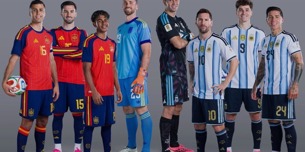 Espanha x Argentina: como são escolhidos os uniformes dos finalistas da Copa do Mundo