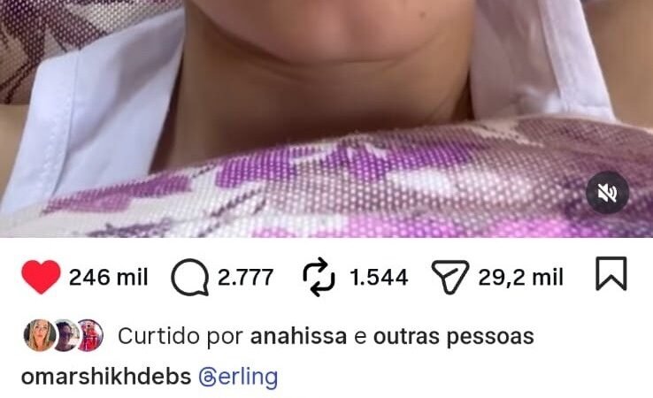 Haaland fica “cronicamente online” e responde fãs em onda de comentários